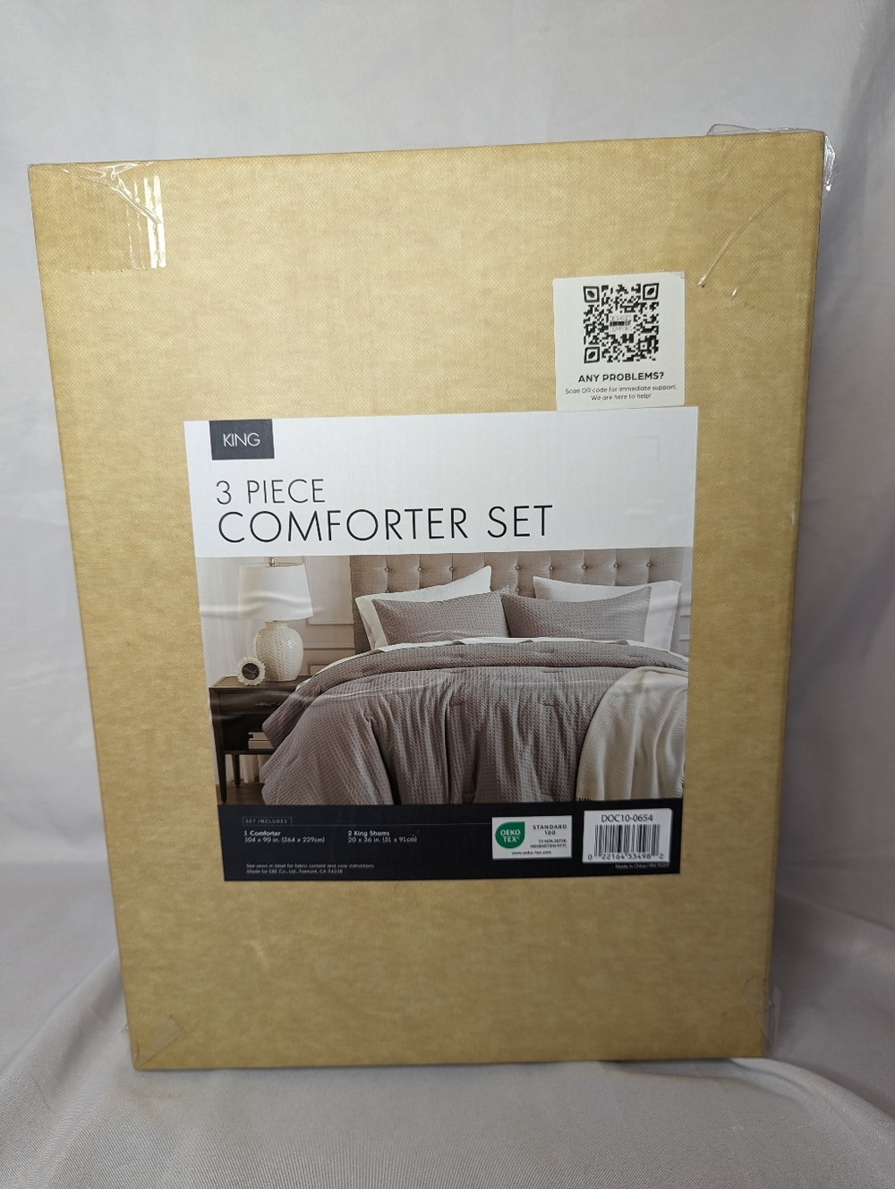 King Comforter Set 3 Piece - NEW